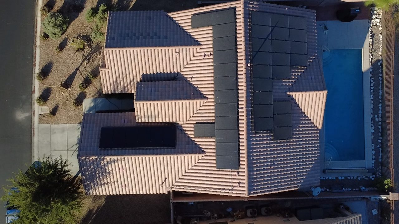Solar installation photography